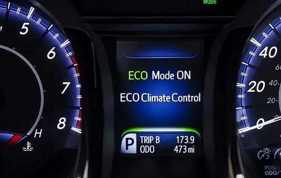 What Does ECO Mode Do in a Car – ECO mode dashboard indicator for fuel-efficient driving